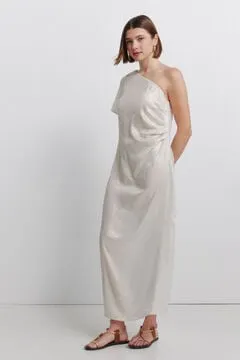 Vestido asimétrico fluido