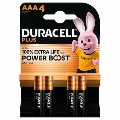 DURACELL PLUS POW.BOOST AAA P4