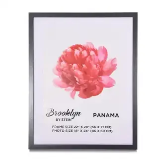 Brooklyn Panama Photo Frame Charcoal 18x24