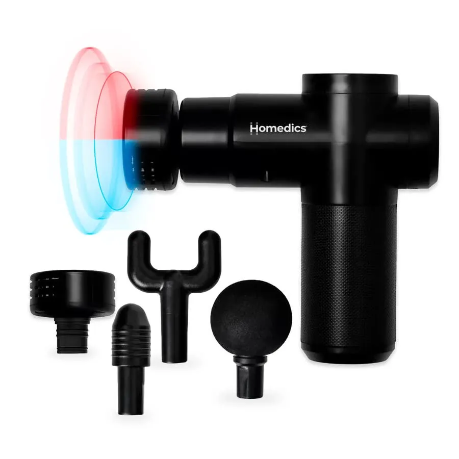 Pistola masajeadora de percusión con frío/calor Homedics HHG-350H-AR