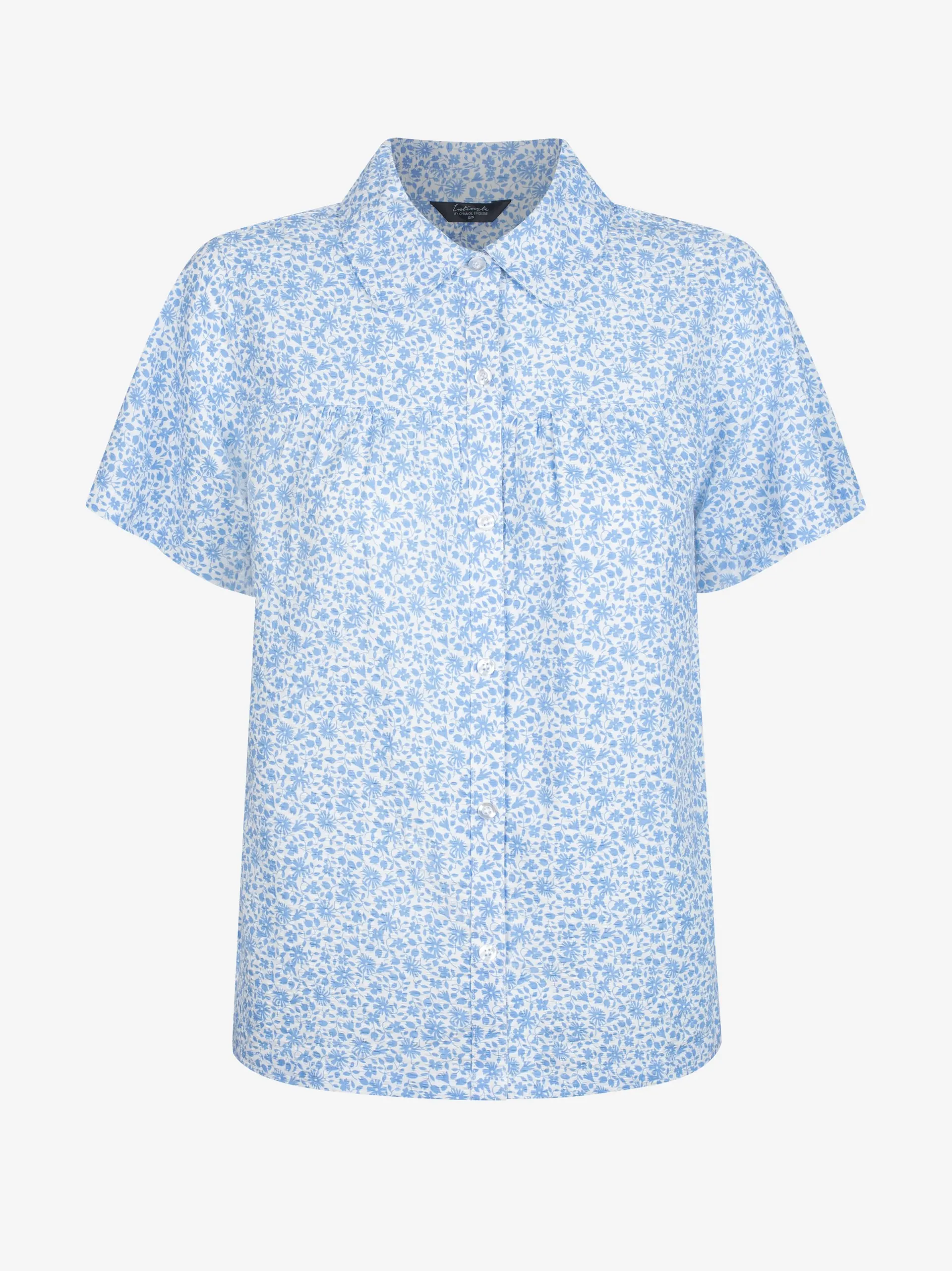 Palm Kort Arm Pyjamasskjorte