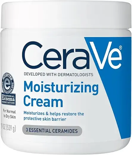 CeraVe Moisturizing Cream, Face & Body Moisturizer for Dry Skin, 19oz