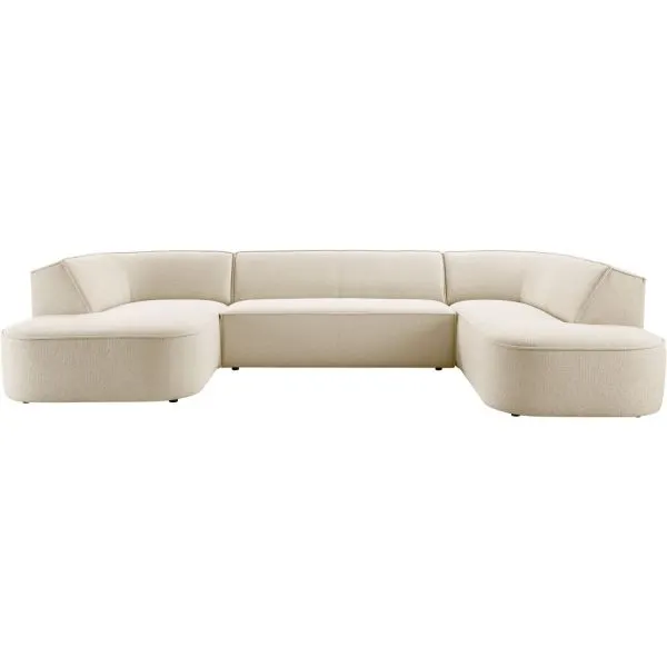 Elementenbank links breed Baricci HR koudschuim ecru