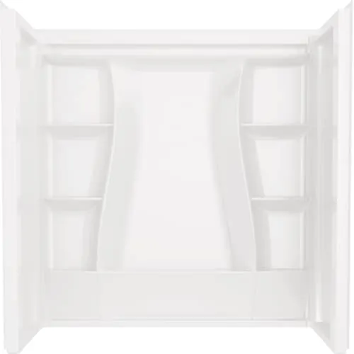Classic 500 60 in. W x 61.25 in. H x 32 in. D Direct-to-Stud Alcove Tub Surround High Gloss White