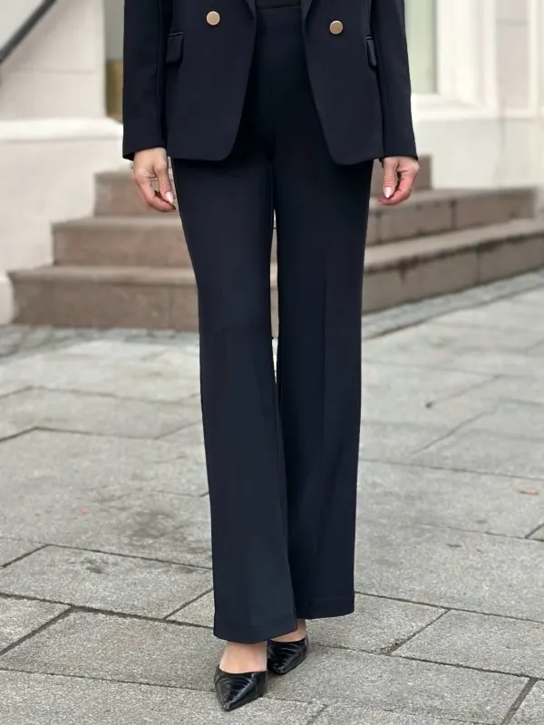 Comfy Olana Wide Pants Midnight