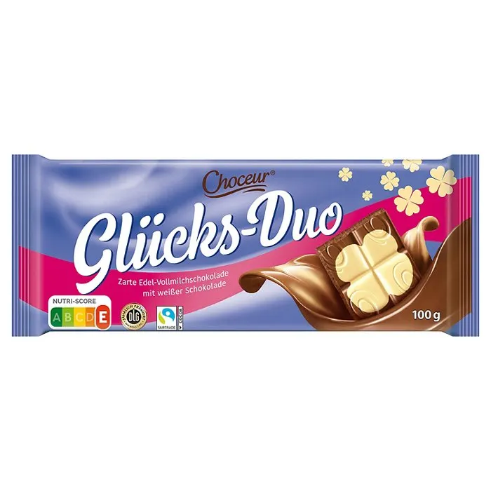 CHOCEUR Schokoladen Vielfalt 100 g, Glücks-Duo