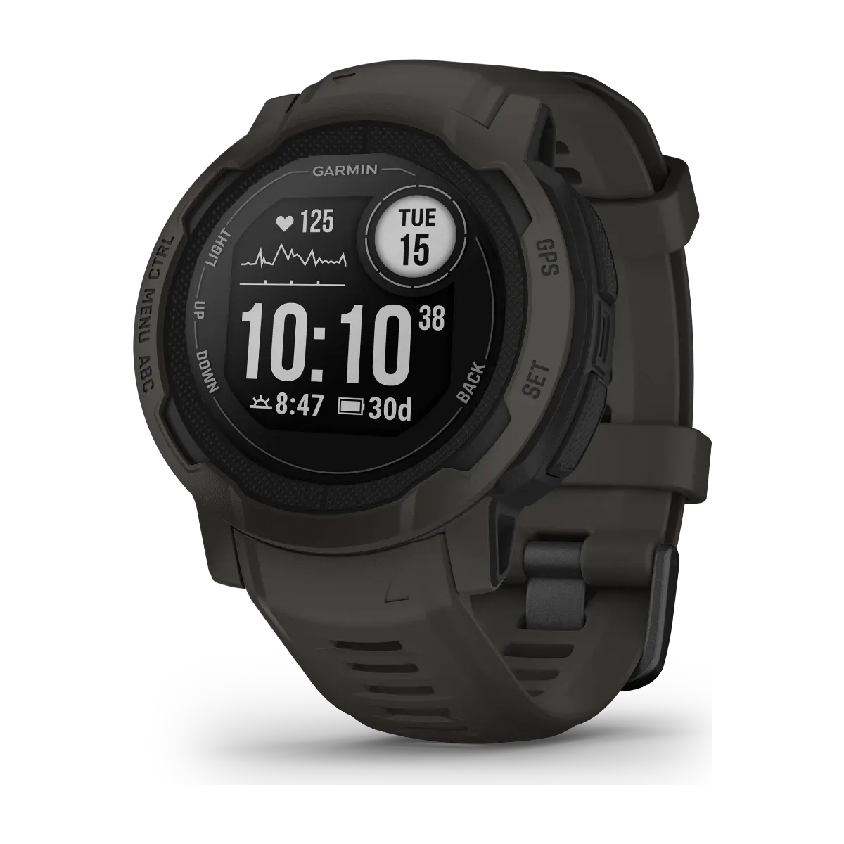 Garmin Instinct 2 sportsklokke, grafitt
