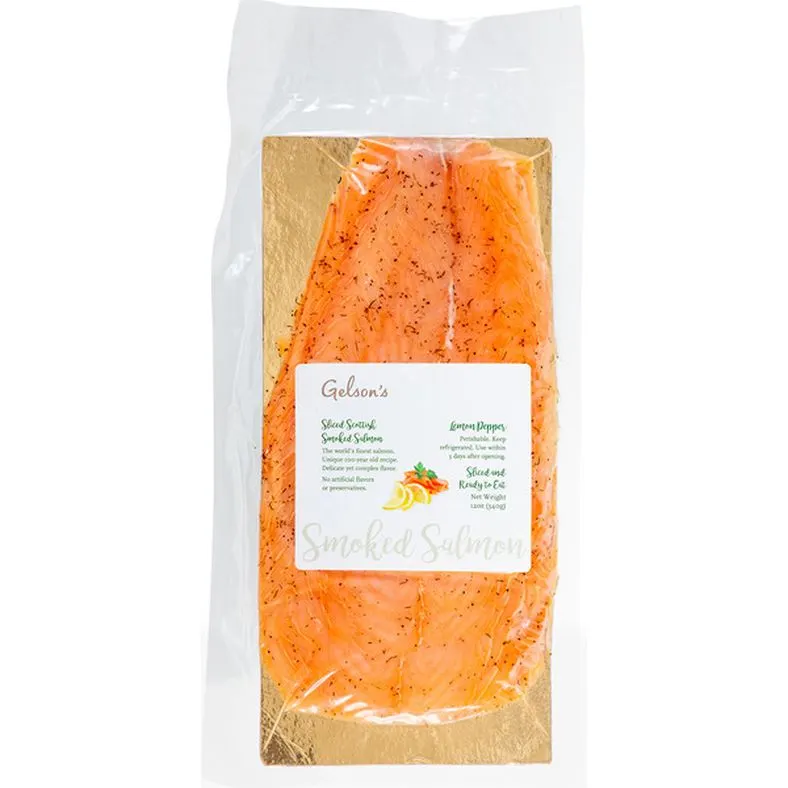 G.F. Sliced Scotish Smoked Salmon With Lemon & Pepper