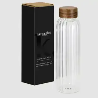 Keepsake Linear Glass Bottle