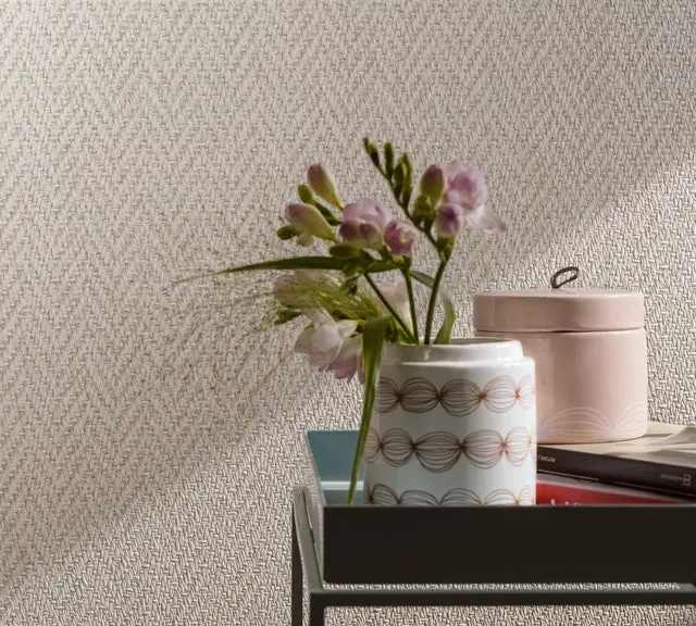 Papel pintado vinilo aplicación cola en pared Geométrico gris MARBURG 53cmx10m lavable