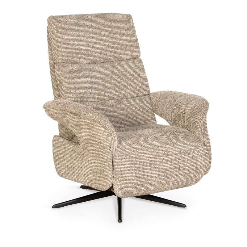 Relaxfauteuil Sona - handmatig - stof Coco Liver - Small