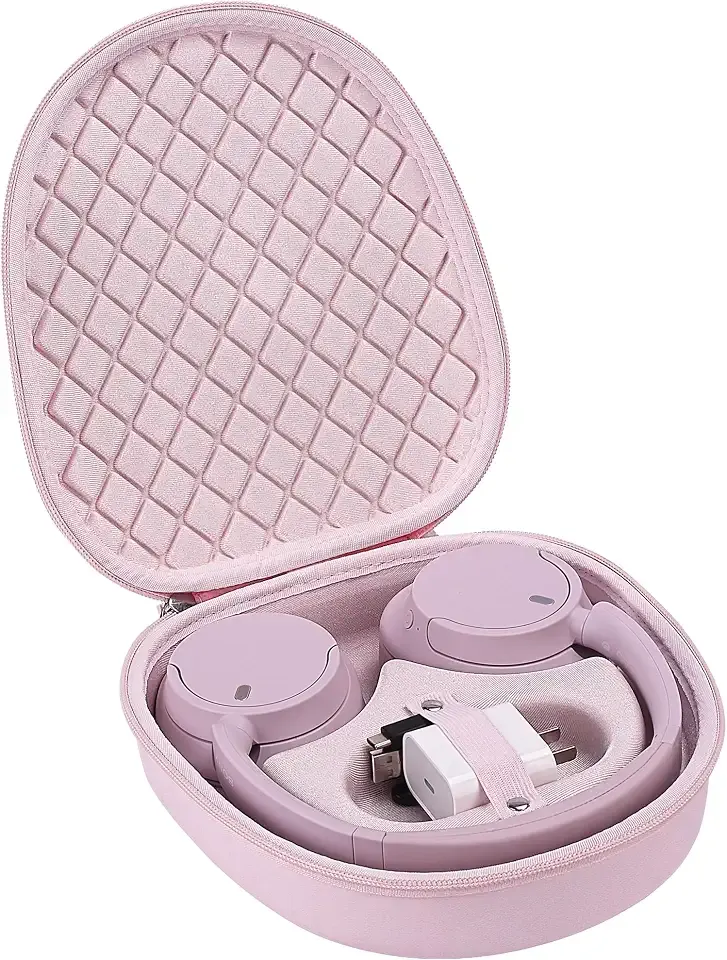 Hard Headphone Case for Sony WH-CH720N / Soundcore by Anker Q20i, Pink