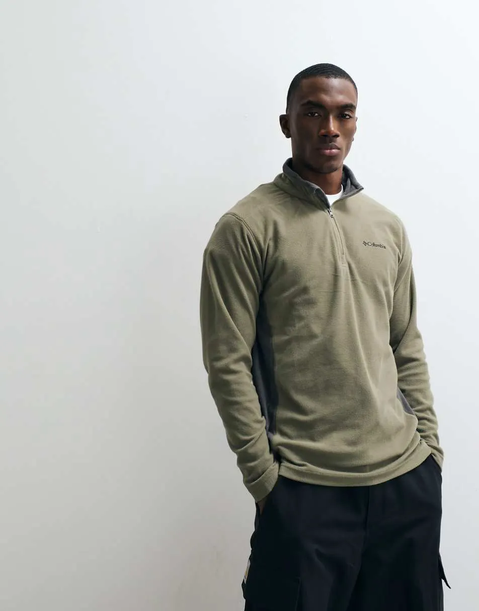 Columbia Klamath II half zip fleece in khaki