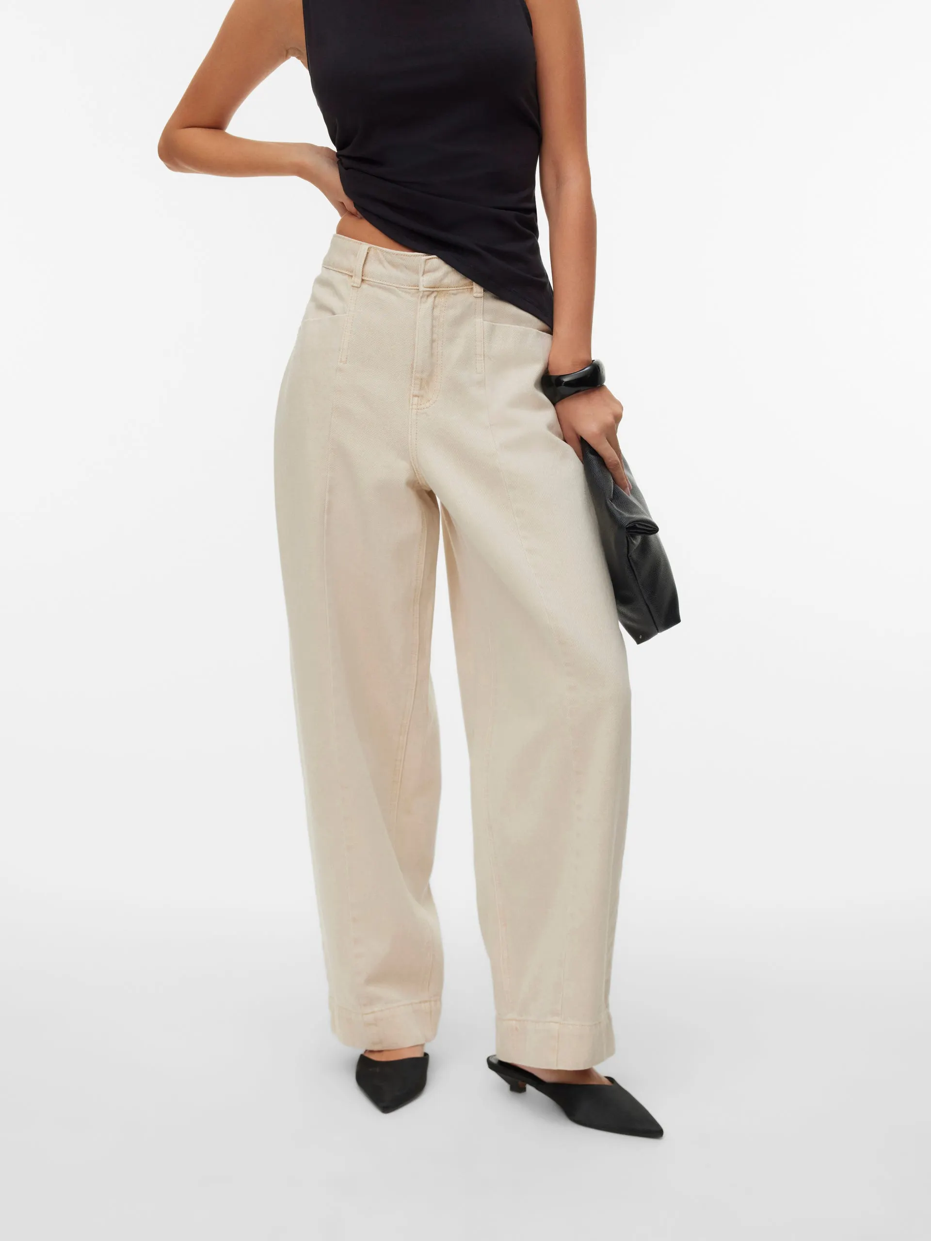VMZELDA Høyt snitt Barrel-passform Jeans
