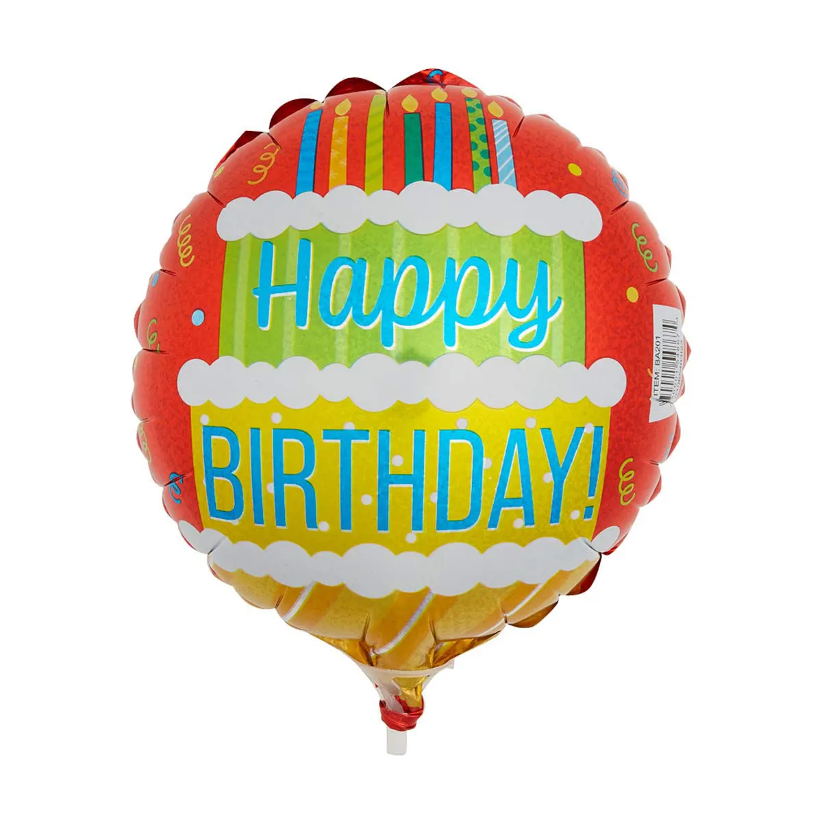 Happy Birthday Mylar Balloon, Assorted