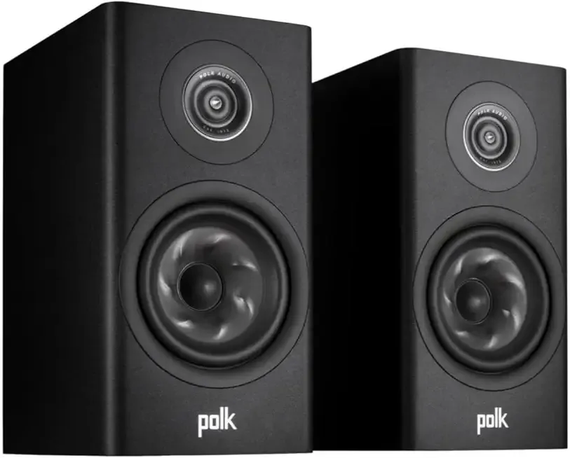 Polk Audio Reserve R200 Large Bookshelf Speaker for Dynamic, Detailed Home Theater Audio, 1" Pinnacle Ring Tweeter & 6.5" Turbine Cone Woofer, Dolby Atmos & IMAX Enhanced, Wall Mountable, Black