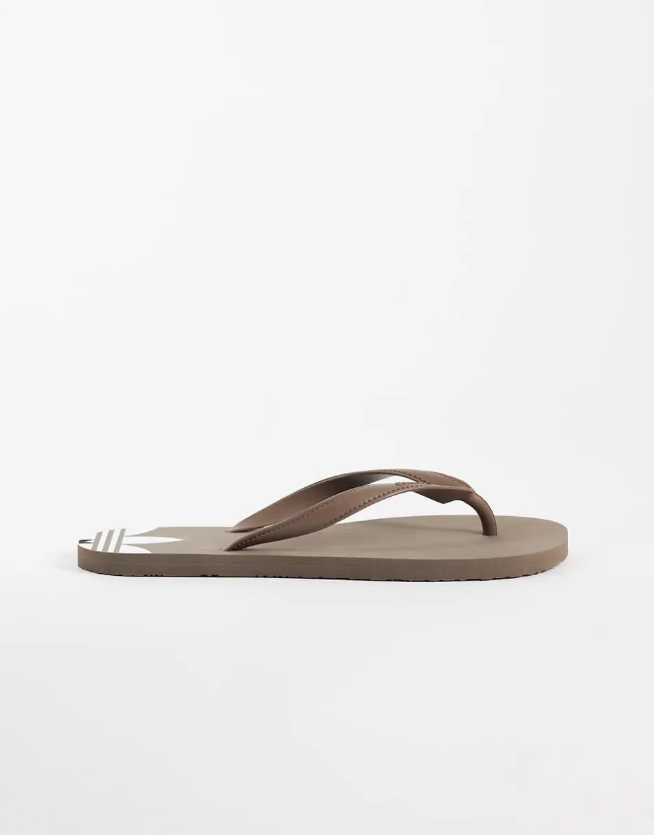 adidas Originals adisun flipflops in light brown