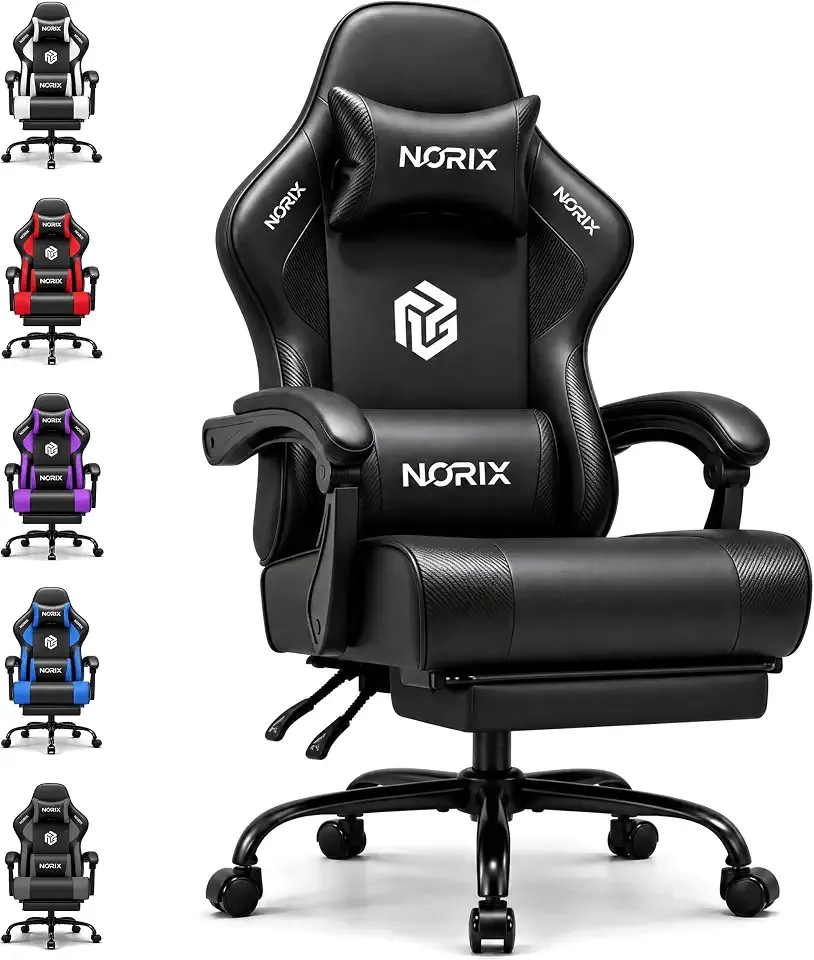 Video Gaming Chair for Adults with Footrest