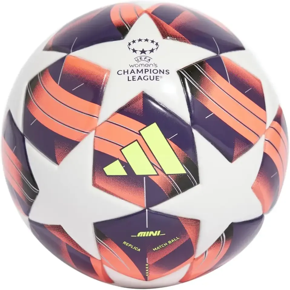 Unisex-Adult WUCL Mini Soccer Ball, White/Aurora Black/Turbo/Silver Metallic, 1