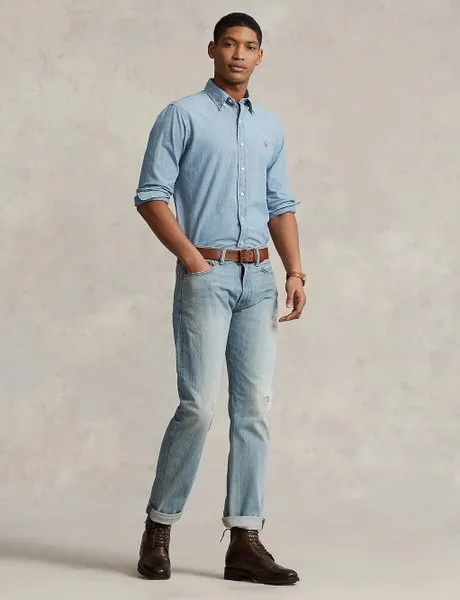 Chambray Shirt Blue