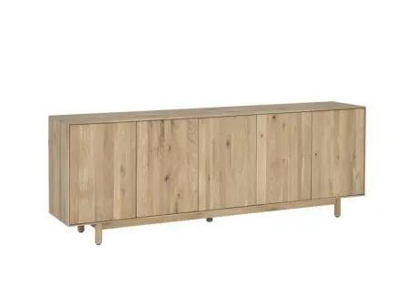 Dressoir Summer 243cm - eik massief & decor - naturel