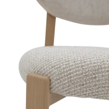Stoel ARCUS Almond/Natur Foil
