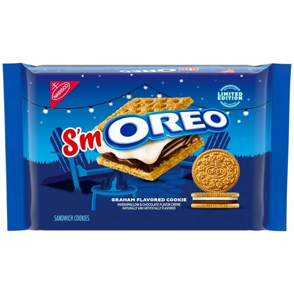 Best seller OREO S'mOREO Sandwich Cookies, Limited Edition, 10.68 oz $4.97