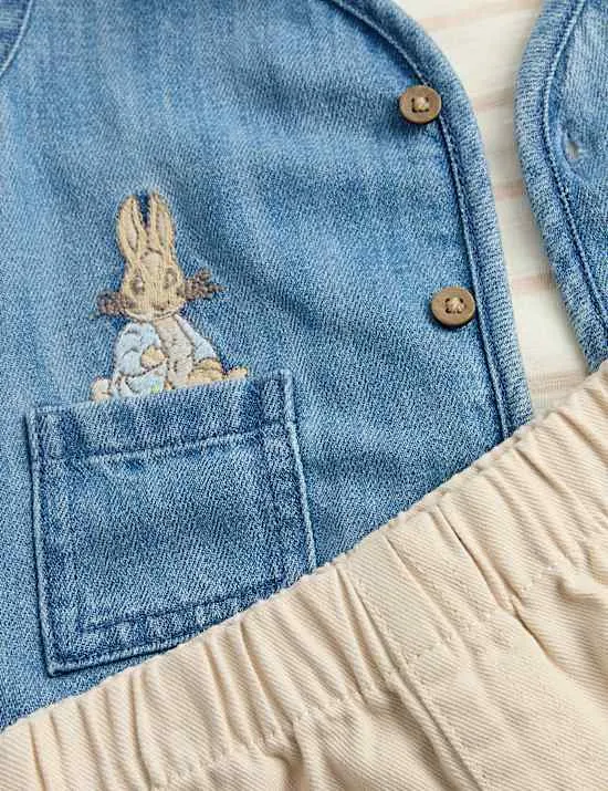 3 Piece Peter Rabbit™ Outfit with Waistcoat (0 Months-3 Years)