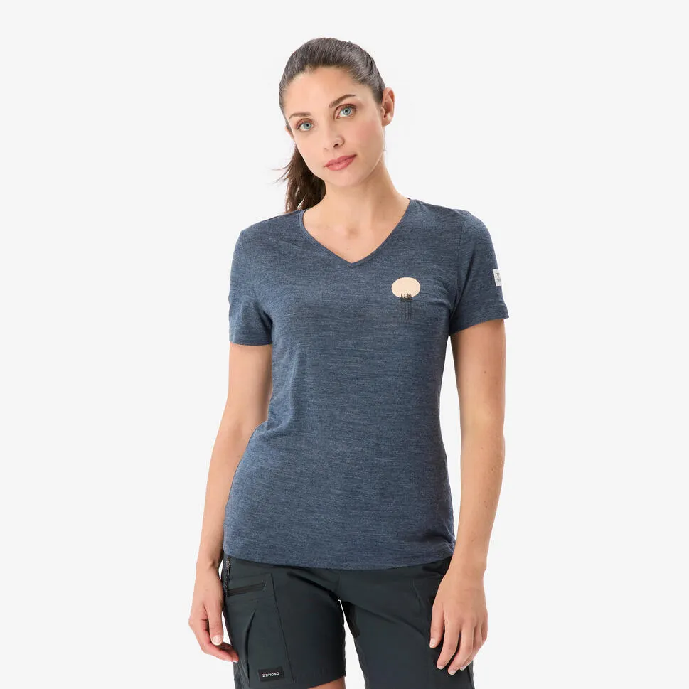 Dámské tričko s krátkým rukávem z vlny merino Fresh