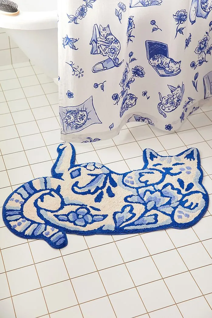 Tappetino da Bagno Gatto Delft