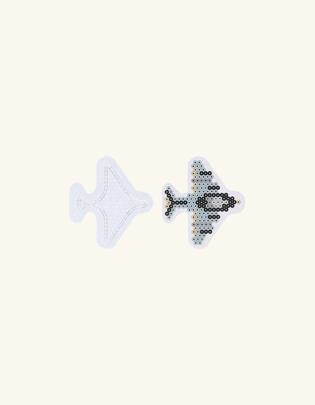Perlenplatte Flugzeug