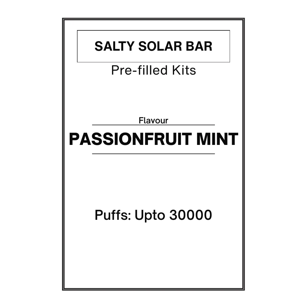 Passionfruit Mint - Salty SOLAR Bar Pre-filled Kit 28.5mg/mL