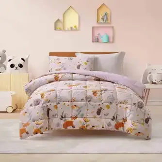 Tudo Home Kids Foxglove Forest Comforter Set