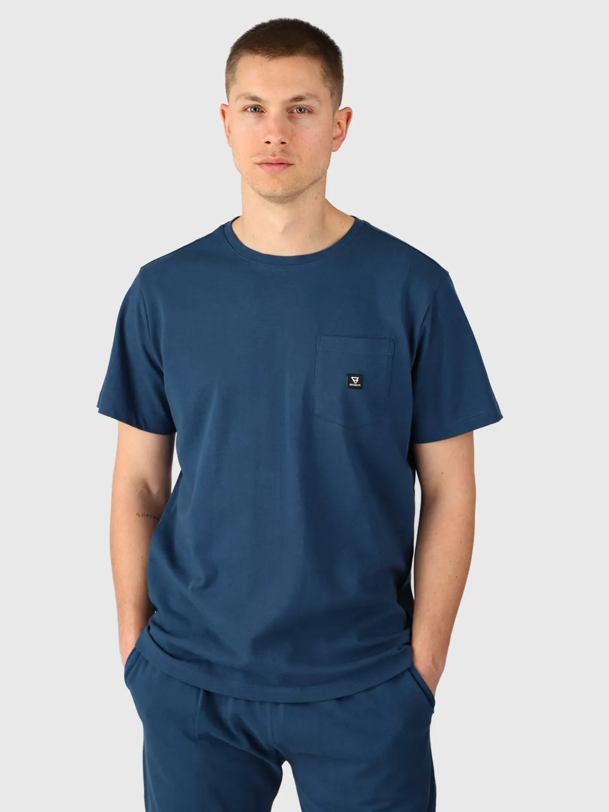 Axle-Pique Men T-shirt | Night Blue