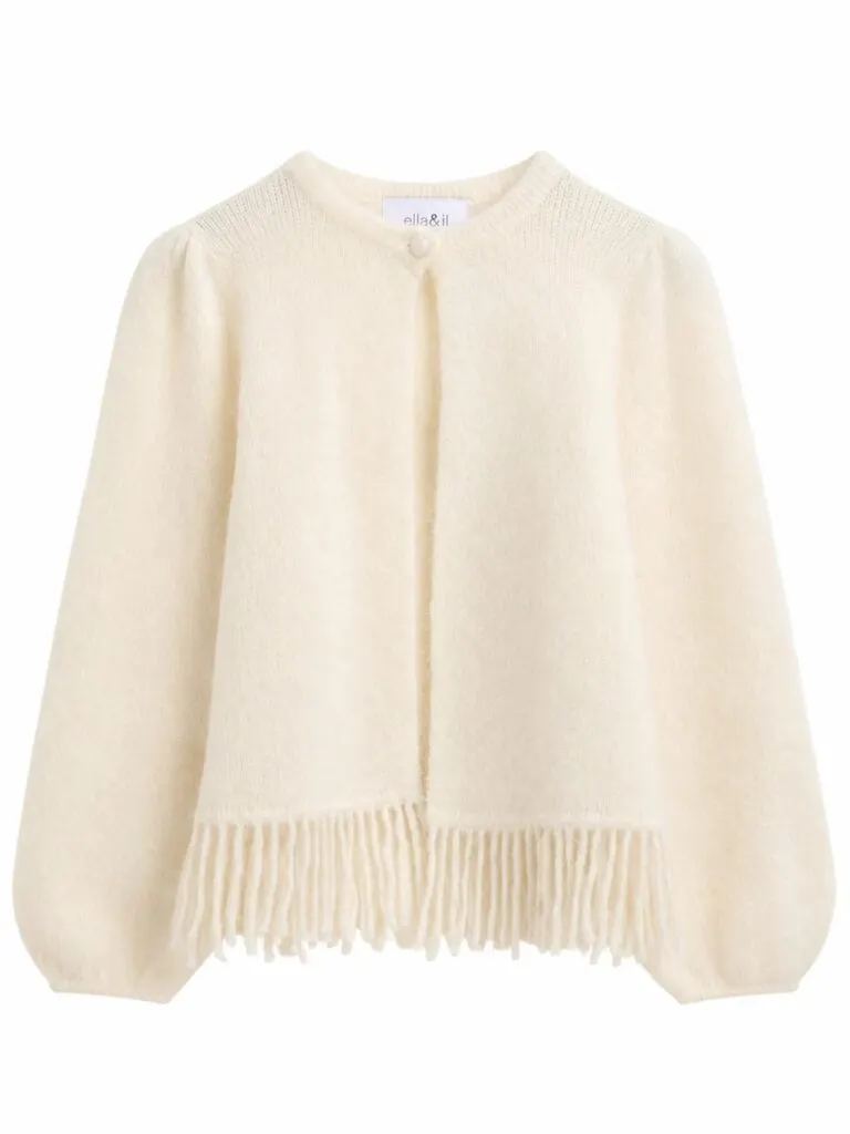 Anita Chunky Cardigan - Hvit