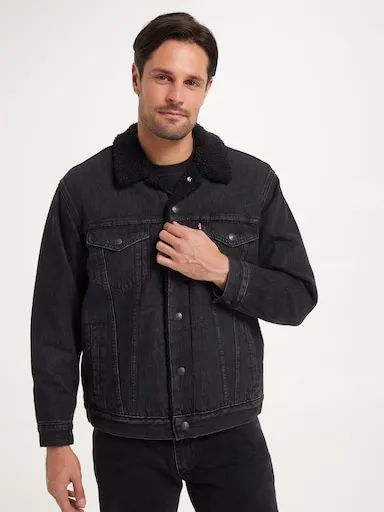 Levi's Relaxed Fit Sherpa Trucker In Superior Sherpa