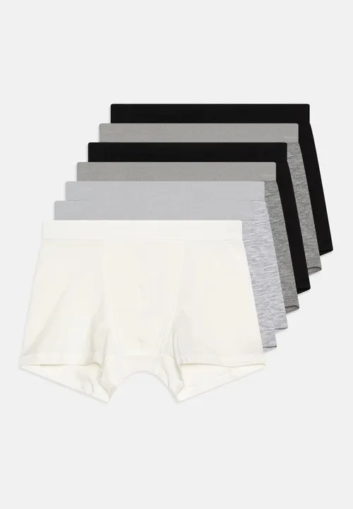 7 PACK - Boksershorts - black/mottled light grey/mottled grey