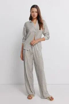 Camisa manga larga rayas