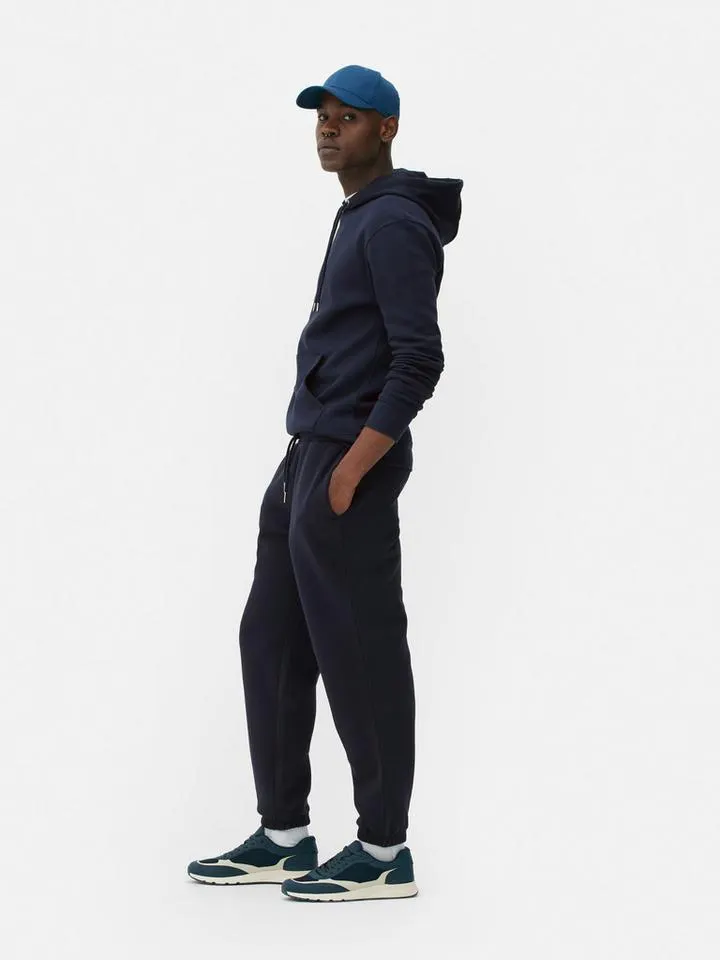 Bas de jogging à taille et chevilles élastiquées