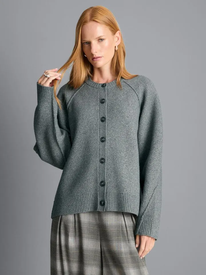Gilet décontracté à coutures apparentes
