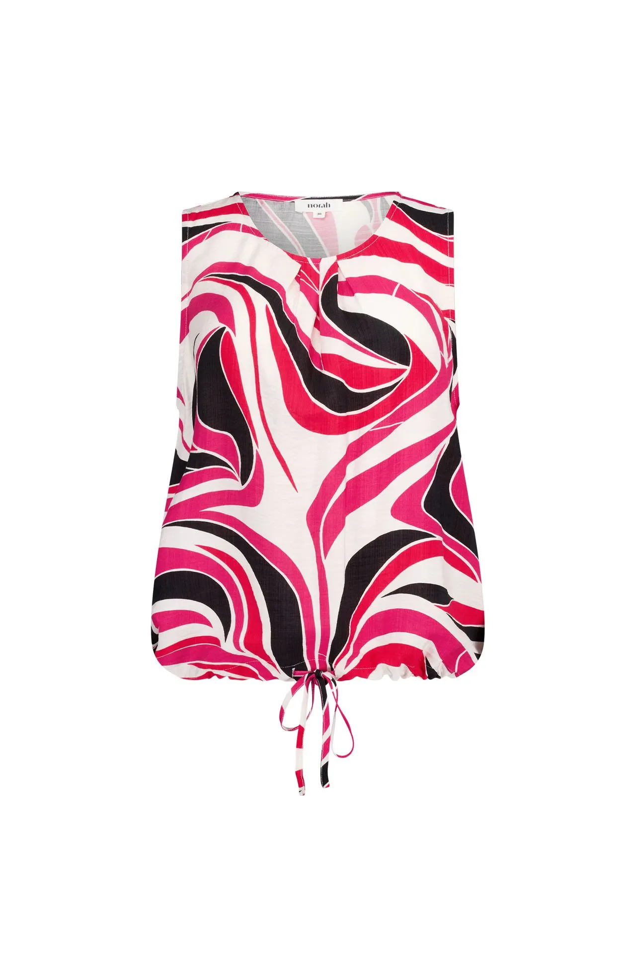 Roze top met grafische print