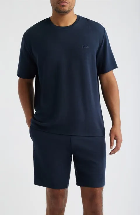 Rib Modal T-Shirt & Pajama Shorts Set