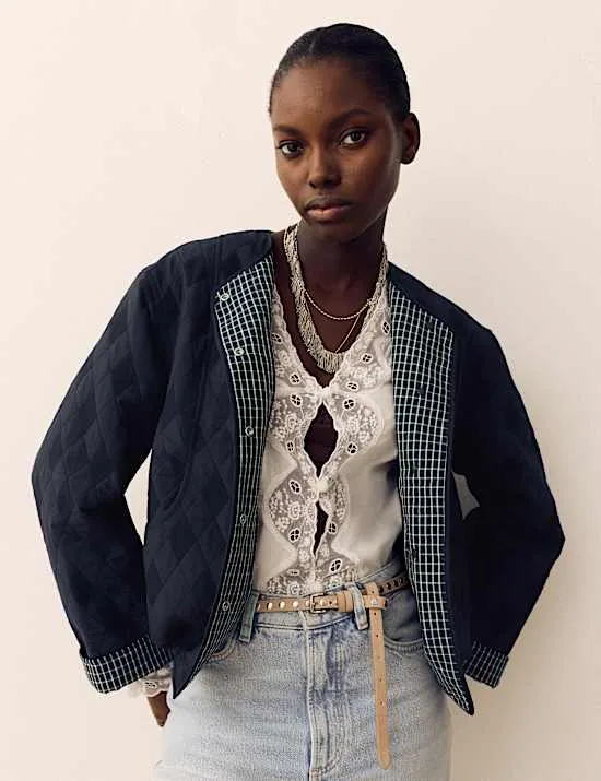 Jacquard Quilted Jacket