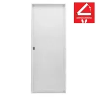 Puerta de exterior chapa ciega lisa blanca 80 x 200 cm derecha