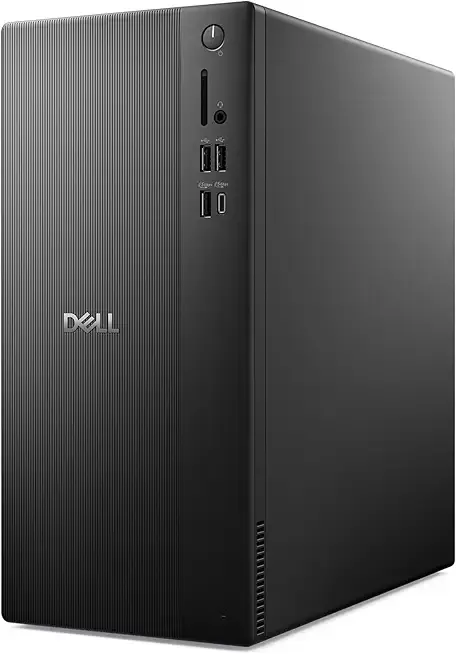 Dell Tower Desktop ECT1250 - Intel Core Ultra 7-265 Processor, Intel UHD Graphics, 16GB Memory, 1TB M.2 SSD, 3.0 SD Card Reader, Dell Wired Keyboard and Mouse, Windows 11 Home, Basic Onsite Service