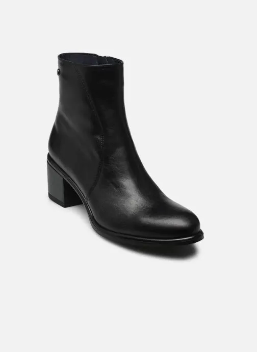 Lage enkellaarsjes LEXI D9529 dames zwart