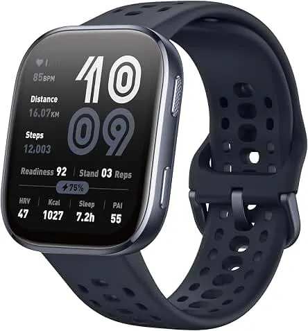 Amazfit Bip 6 Smart Watch, 1.97" AMOLED Display, GPS, iOS/Android | 46mm, 14-Day Battery, Bluetooth Call & Text, Water-Resistant, Free Maps, AI, Health & Sleep Tracker, 140+ Workout Modes