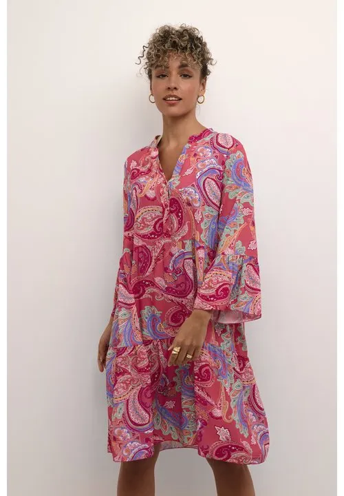 CRGINA - Kjole - pink paisley