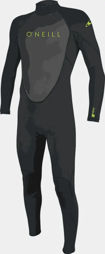 Reactor 3/2mm Back Zip Full, våtdrakt - Svart