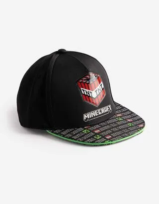 Berretto da baseball - Minecraft - nero